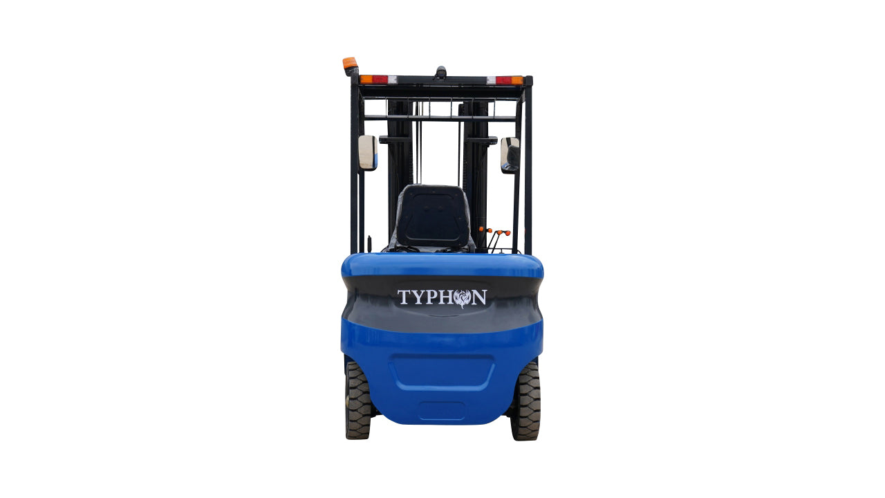 New 2025 TYPHON VIGOR 3.0 Blue Electric Forklift 3 Ton Lifter Lift Truck Jitney Hi-Lo