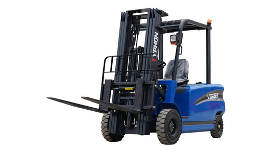 New 2025 TYPHON VIGOR 3.0 Blue Electric Forklift 3 Ton Lifter Lift Truck Jitney Hi-Lo