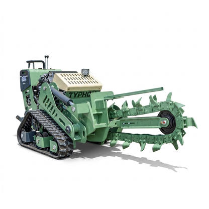TYPHON GroundRipper GRX1 Compact Track Trencher 29.5" Trenching Depth, Honda GX690  Konstructz Series