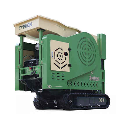 TYPHON STONEKRUSHER K2 Compact Tracked Rock & Concrete Jaw Crusher – 2-5 T/h Honda GX690