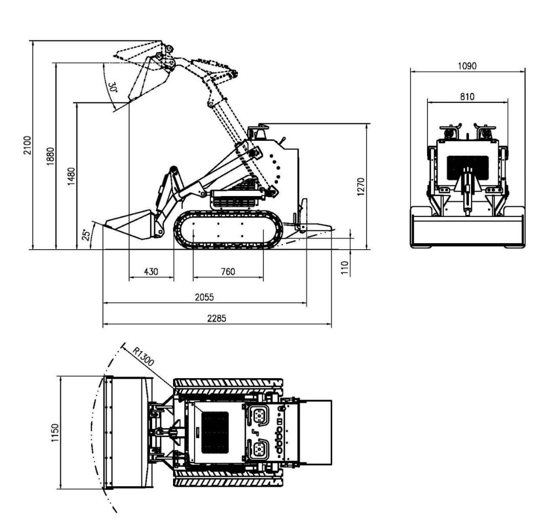 Brand New TYPHON STOMP 2,000lbs Mini Skid Steer 23HP Gas EPA Engine USA - New Excavator For Sale