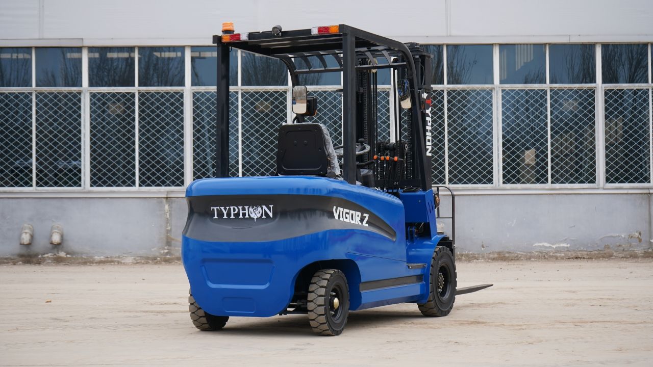 New 2025 TYPHON VIGOR 2 Blue Electric Forklift 2 Ton Lifter Lift Truck Jitney Hi-Lo