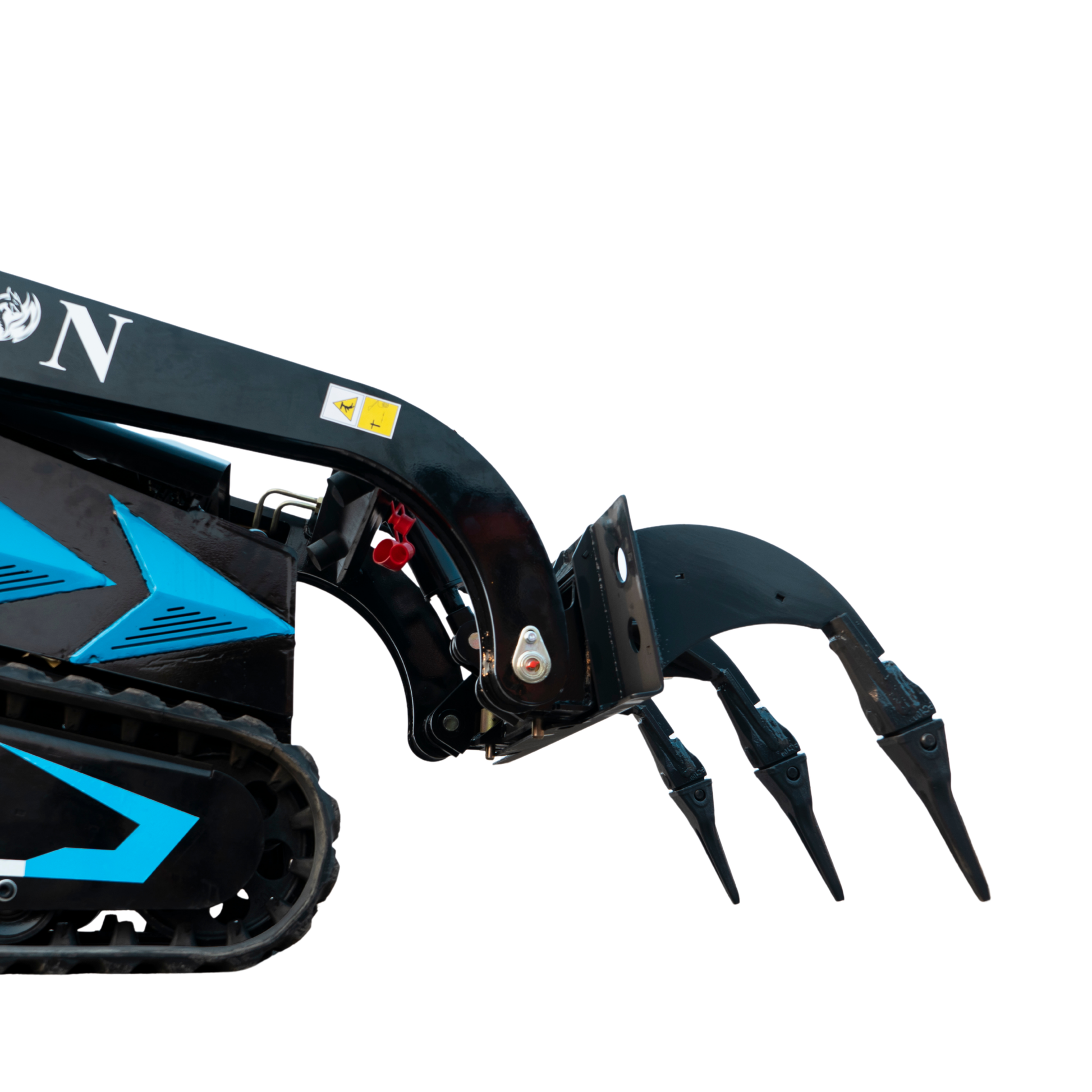 3-Tooth Mini Skid Steer Ripper Attachment – Fits TYPHON STOMP X1300 & STOMP 509 - New Excavator For Sale