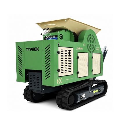 TYPHON STONEKRUSHER K3 Compact Tracked Jaw Crusher – 24.8HP Kubota Diesel  KONSTRUCTZ Series