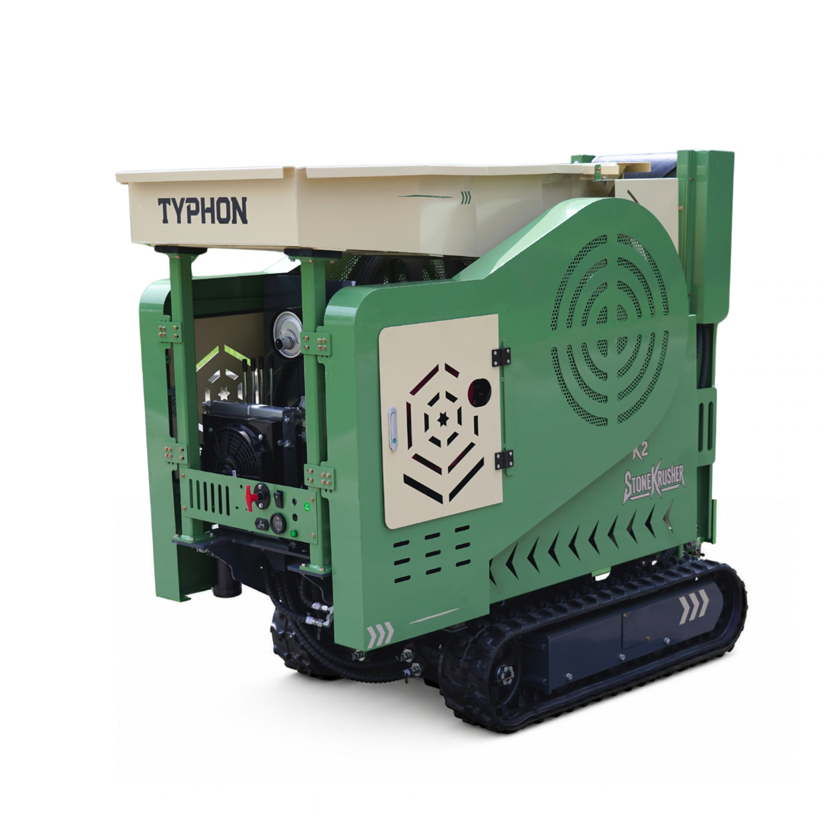 TYPHON STONEKRUSHER K2 Compact Tracked Rock & Concrete Jaw Crusher – 2-5 T/h Honda GX690