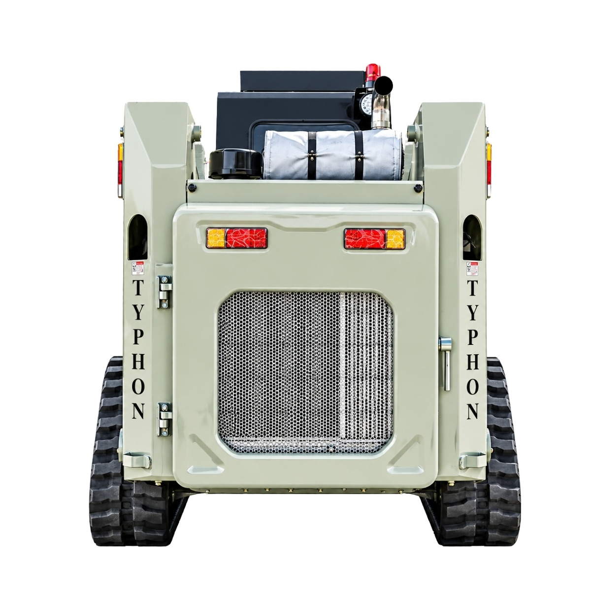 TYPHON STOMP 65 Mini Skid Steer Loader PROPACT Series 74 HP Cummins Diesel, Dual Hydraulics, A/C & Heater Cab