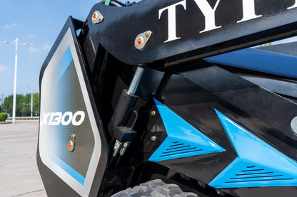 TYPHON STOMP X1300 Mini Skid Steer Loader with Kubota D1105 25hp Engine and Advance Hydraulic Systems