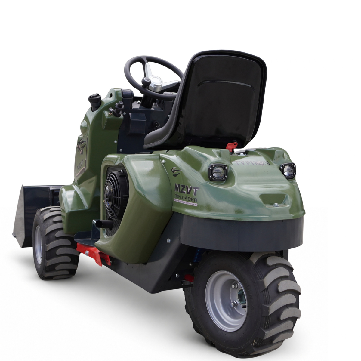TYPHON MZVT Mini Wheel Loader 22 HP Honda GX690 772 LB Lift Hydraulic Bucket