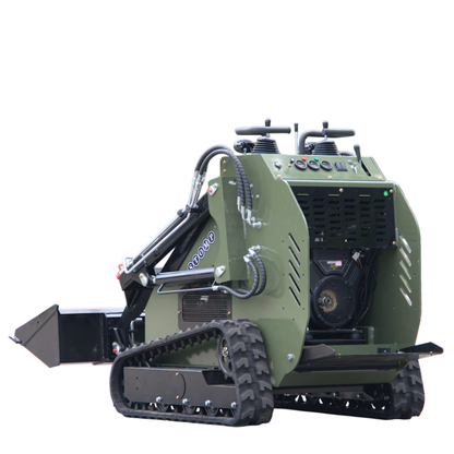 TYPHON STOMP 501 PRO Mini Skid Steer Loader – 23 HP V-Twin, Triangle Rubber Tracks (EPA Certified)