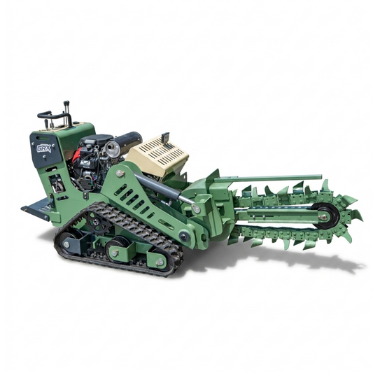 TYPHON GroundRipper GRX1 Compact Track Trencher 29.5" Trenching Depth, Honda GX690  Konstructz Series