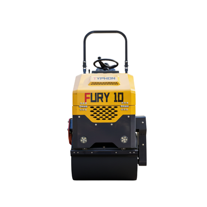 TYPHON Road Roller 10 – 1 Ton, 13.5 HP Briggs & Stratton, Hydraulic Drive, One-Key Vibration