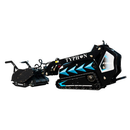Heavy-Duty Forestry Mulcher Attachment for Mini Skid Steer TYPHON STOMP X1300 & 509 - New Excavator For Sale