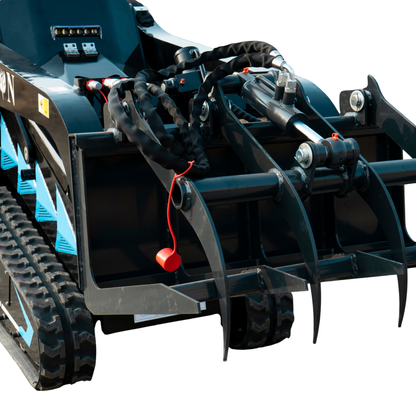 Hydraulic Log & Wood Grabber Attachment for Mini Skid Steer  Fits TYPHON STOMP X1300 & 509 - New Excavator For Sale