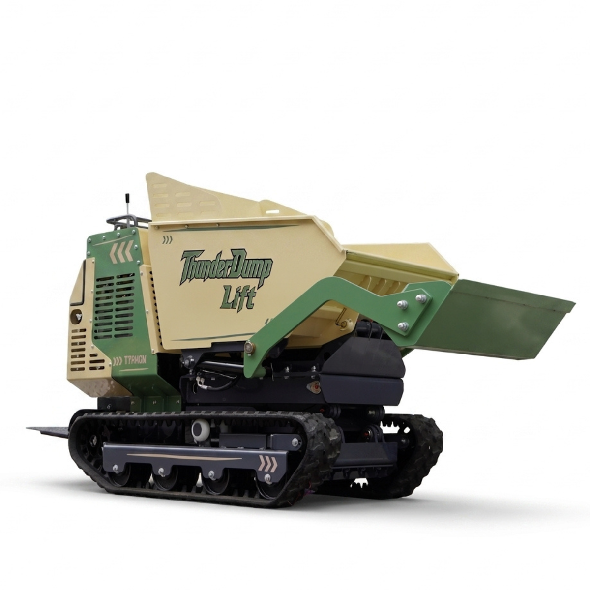 TYPHON ThunderDump Lift KONSTRUCTZ Series Compact Tracked Dumper Honda GX390, 2,205 lb Capacity