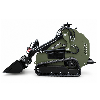 TYPHON STOMP 501 PRO Mini Skid Steer Loader – 23 HP V-Twin, Triangle Rubber Tracks (EPA Certified)