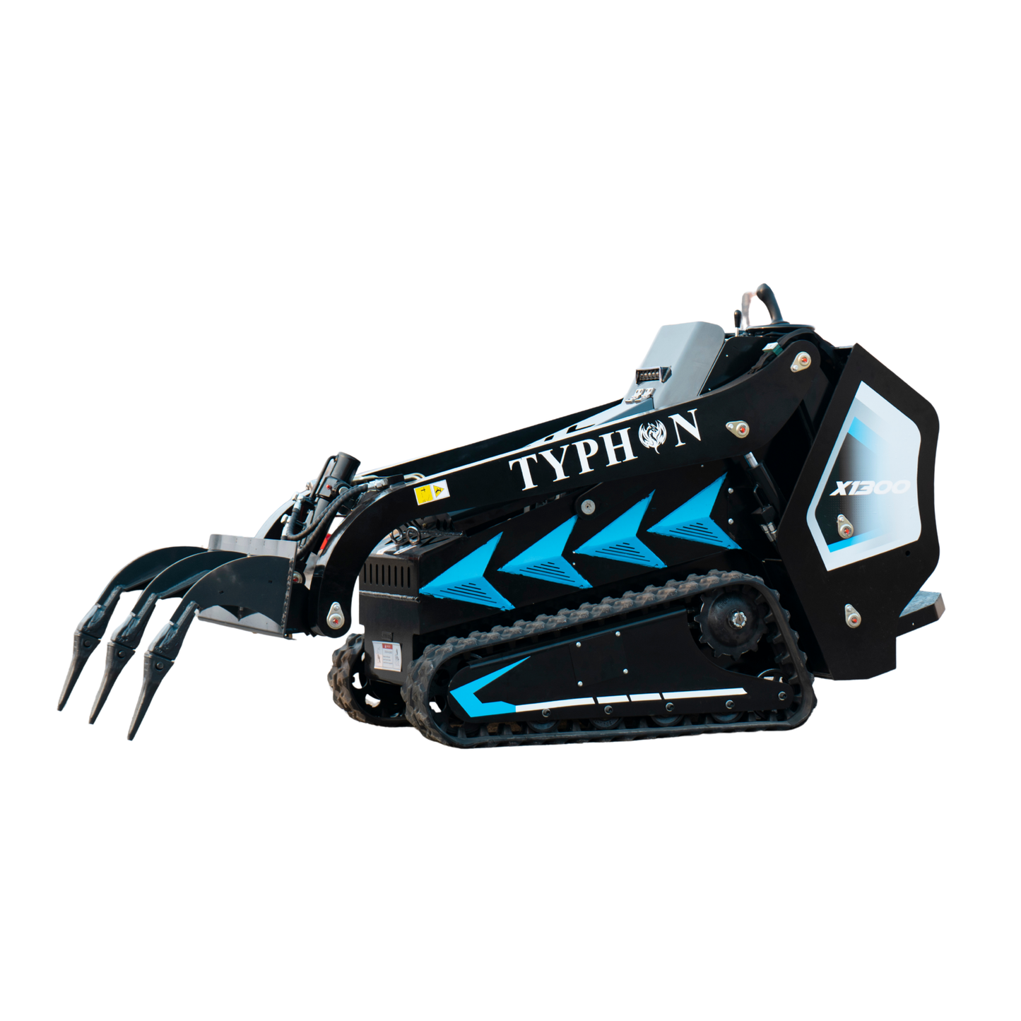 3-Tooth Mini Skid Steer Ripper Attachment – Fits TYPHON STOMP X1300 & STOMP 509 - New Excavator For Sale