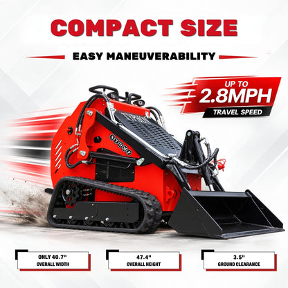 TYPHON STOMP 502 PRO Compact Track Loader - 22.1 HP Honda GX690 - 3-Pump Hydraulics - EPA Certified