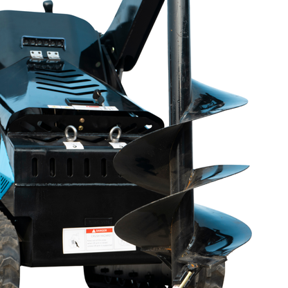 Hydraulic Earth Auger Attachment 200mm for Mini Skid Steer – TYPHON STOMP X1300 & STOMP 509 - New Excavator For Sale