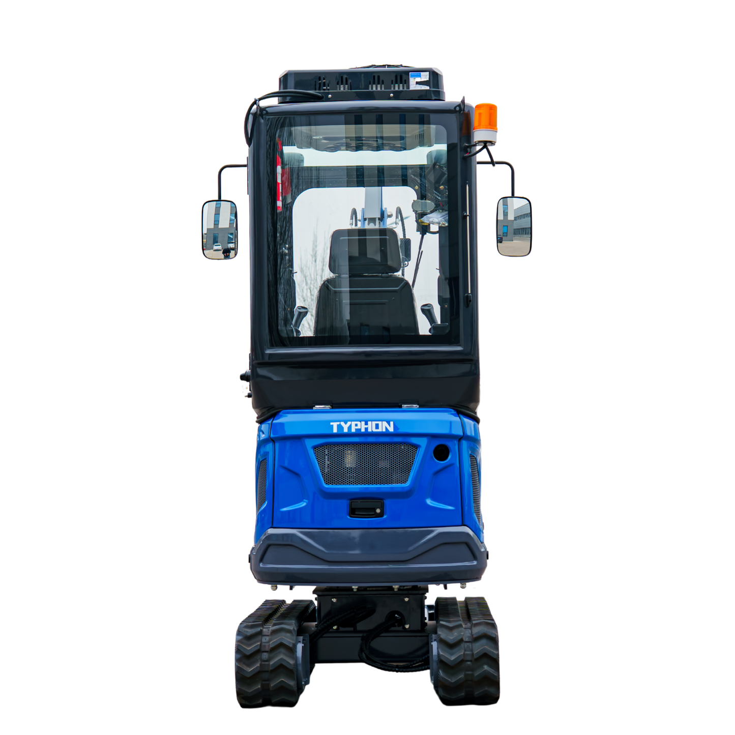 TYPHON TERROR XIX Prestige, 20.4 HP Kubota D902 4200lbs Mini Excavator with Boom Swing, Retractable Tracks, and AC/Heater Cabin - New Excavator For Sale