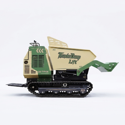 TYPHON ThunderDump Lift KONSTRUCTZ Series Compact Tracked Dumper Honda GX390, 2,205 lb Capacity