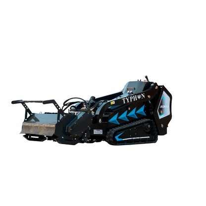 Heavy-Duty Forestry Mulcher Attachment for Mini Skid Steer TYPHON STOMP X1300 & 509 - New Excavator For Sale