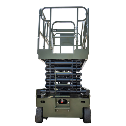 TYPHON xFlex-4046EW 2.6 Ton Electric Wheel Scissor Lift&nbsp; 40 ft Max Platform Height&nbsp; 35.4" Platform Extension