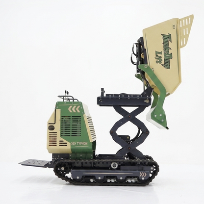 TYPHON ThunderDump Lift KONSTRUCTZ Series Compact Tracked Dumper Honda GX390, 2,205 lb Capacity