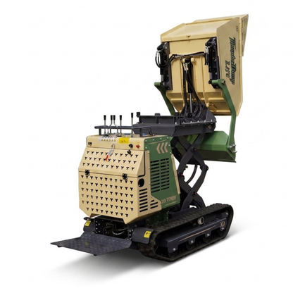 TYPHON ThunderDump Lift KONSTRUCTZ Series Compact Tracked Dumper Honda GX390, 2,205 lb Capacity