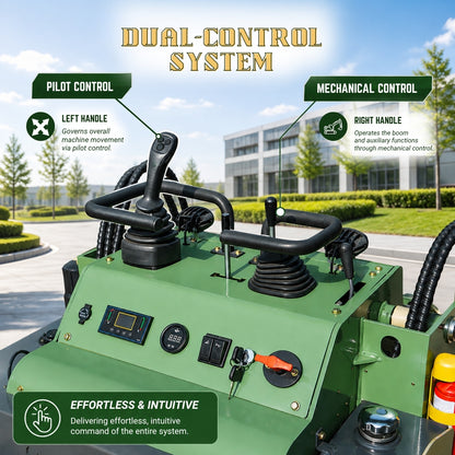 TYPHON STOMP V950 25HP Kubota Diesel Mini Skid Steer Track Loader – Konstructz Series