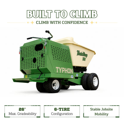 TYPHON THUNDERDUMP 180 Hydraulic Wheeled Dumper – Honda GX390, 2,866 lb Max Load