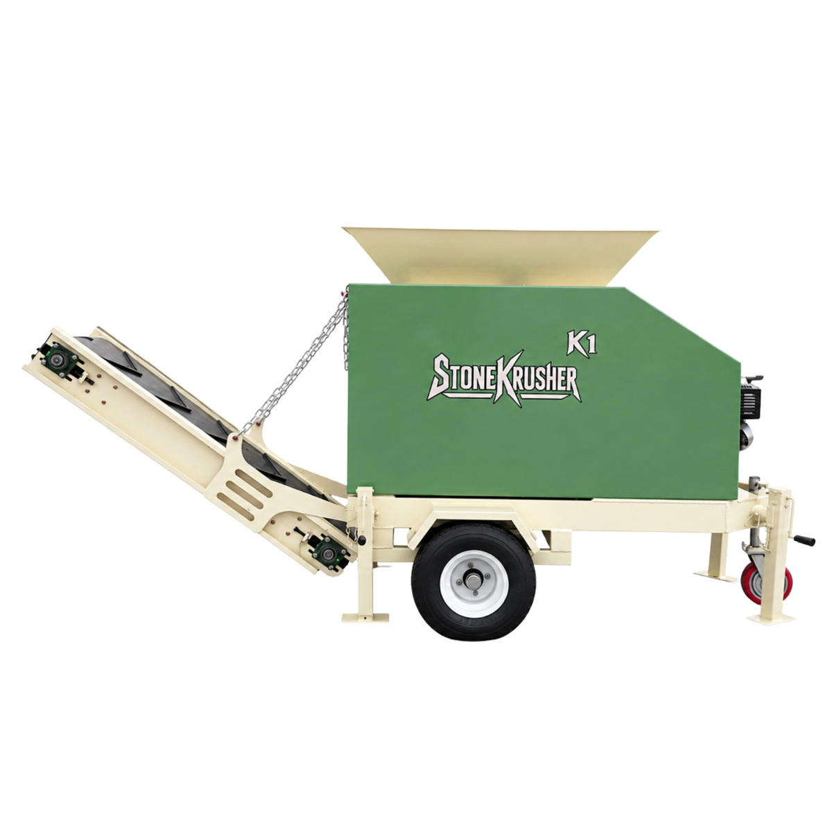 TYPHON STONEKRUSHER K1 Compact Rock Crusher 11.7 HP Honda GX390  KONSTRUCTZ SERIES