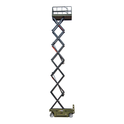 TYPHON xFlex-4046EW 2.6 Ton Electric Wheel Scissor Lift&nbsp; 40 ft Max Platform Height&nbsp; 35.4" Platform Extension