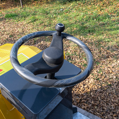 TYPHON Fury 15 Compact Road Roller – Hydraulic Drive, Front Wheel Vibration System, 13.5 hp B&S Gas Engine