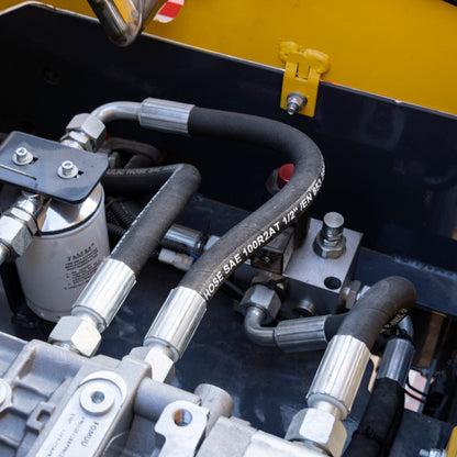 TYPHON Fury 15 Compact Road Roller – Hydraulic Drive, Front Wheel Vibration System, 13.5 hp B&S Gas Engine