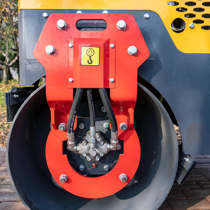 Fury 20 Mini Road Roller Hydraulic Two Wheel Drive, Front Wheel Vibration System, 23 hp B&S Engine USA