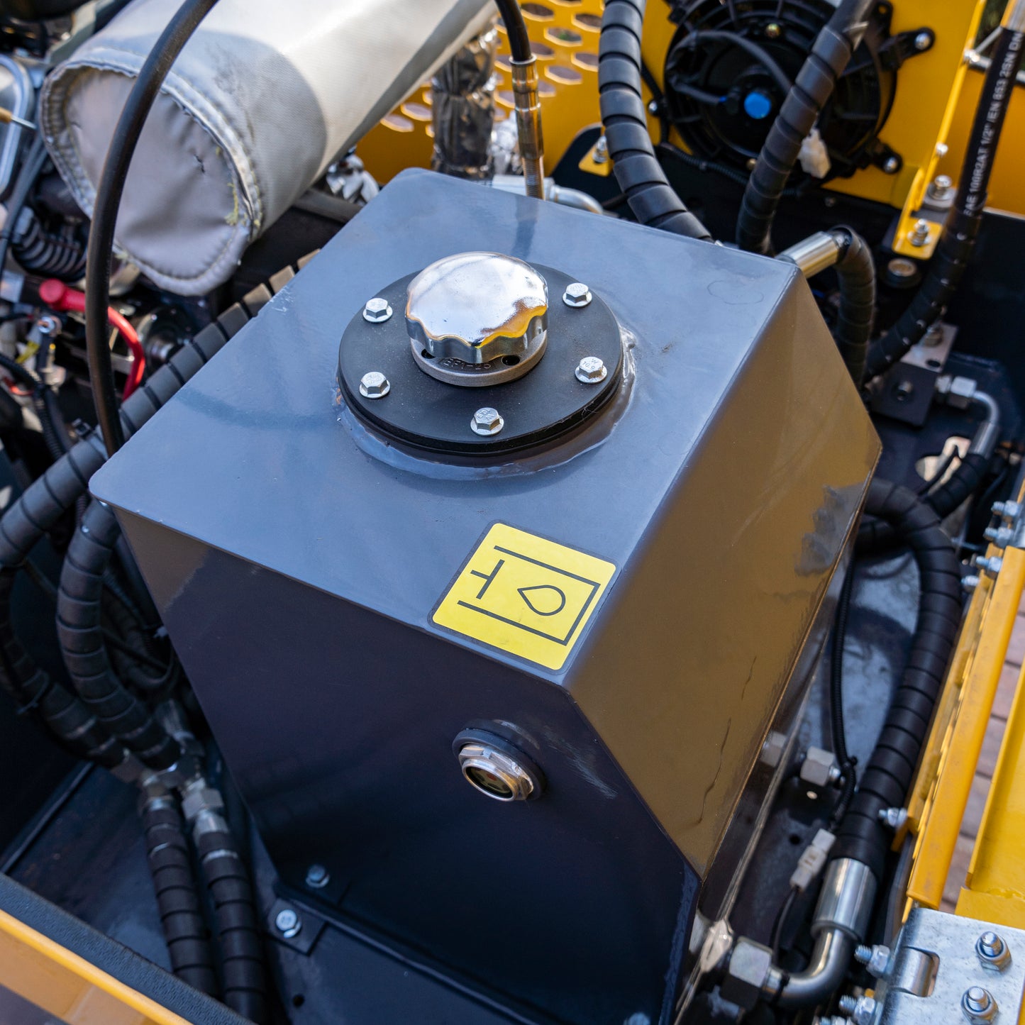 Fury 20 Mini Road Roller Hydraulic Two Wheel Drive, Front Wheel Vibration System, 23 hp B&S Engine USA