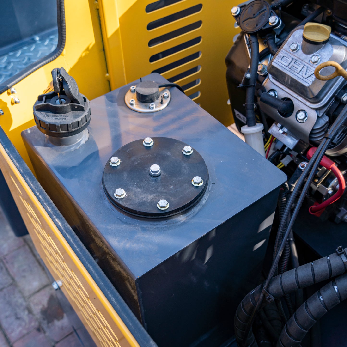 Fury 20 Mini Road Roller Hydraulic Two Wheel Drive, Front Wheel Vibration System, 23 hp B&S Engine USA