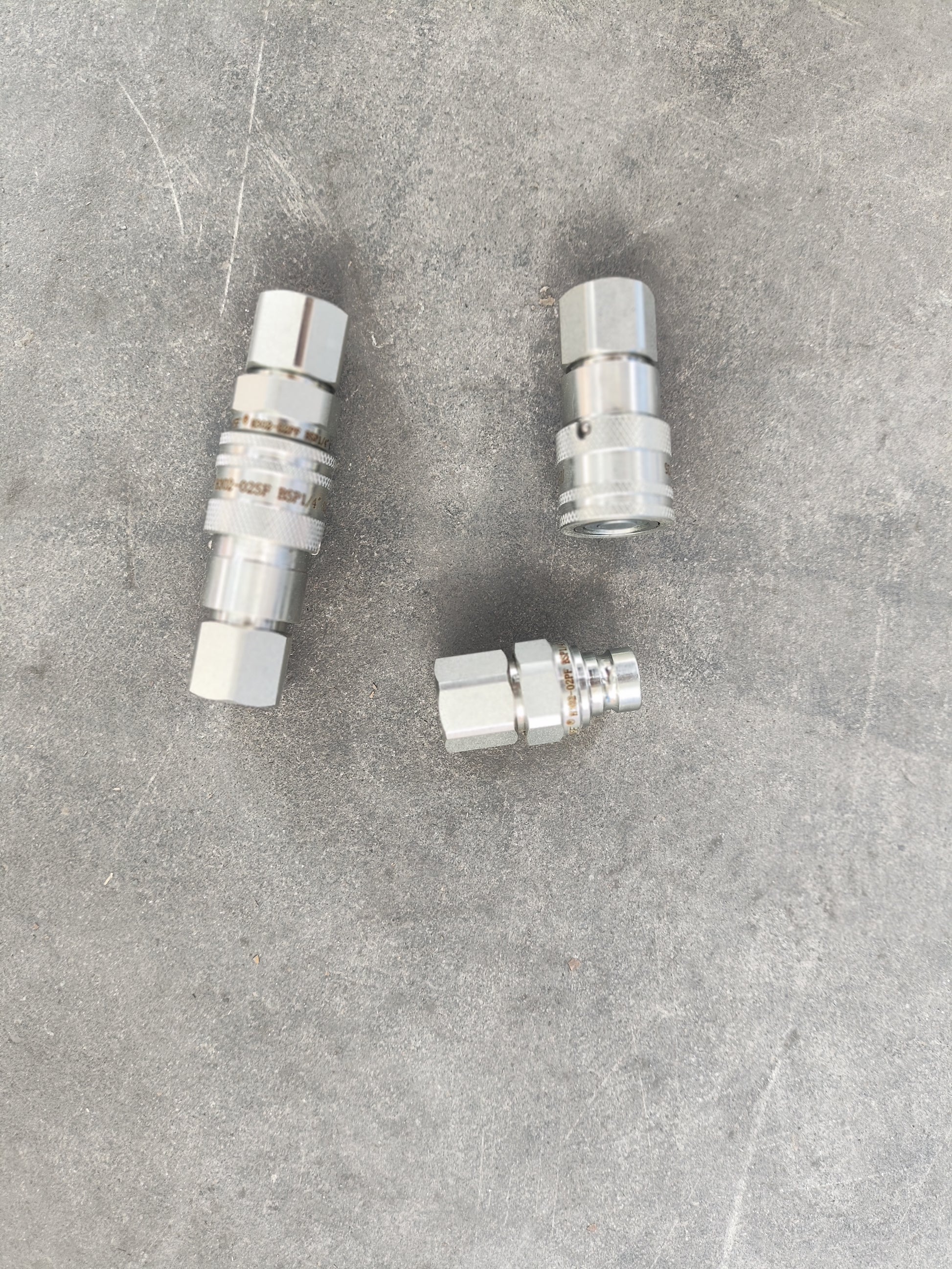 Hydraulic hose fitting adapter M14 for 1-Ton to 2-Ton Mini Excavators - 2pcs