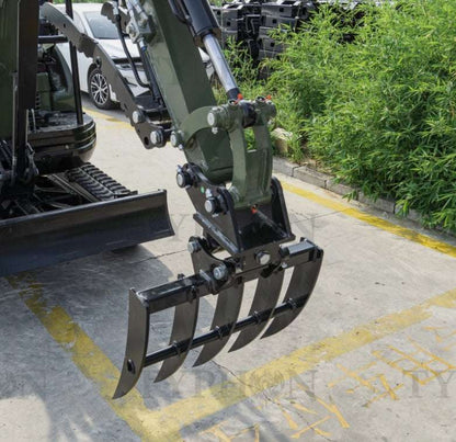 Micro Excavator Rake Compact Attachment 