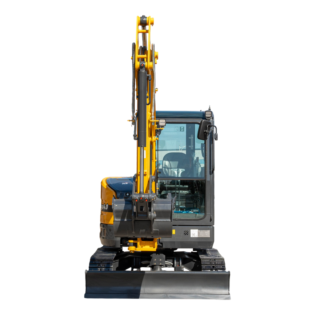 TYPHON NAGA 4.0 Mini Excavator 4-Ton Class with YANMAR 3TNV88F Engine, Zero Tail Swing, High Breakout Force, Advanced Hydraulics & Operator-Friendly Cabin