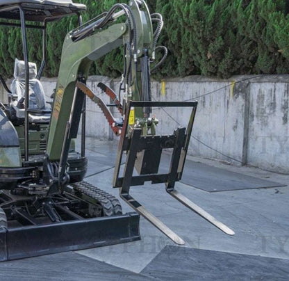Pallet Fork Attachment for 2.5-3 ton Mini Excavator