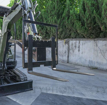 Pallet Fork Attachment for 2.5-3 ton Mini Excavator