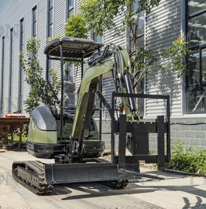 Pallet Fork Attachment for 2.5-3 ton Mini Excavator