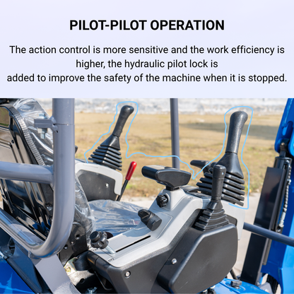 New TYPHON TERROR XIX STORM Mini Excavator 4000lbs 20.4hp Kubota D902 engine  Trench Digger with Boom Swing, Canopy, Retractable Tracks