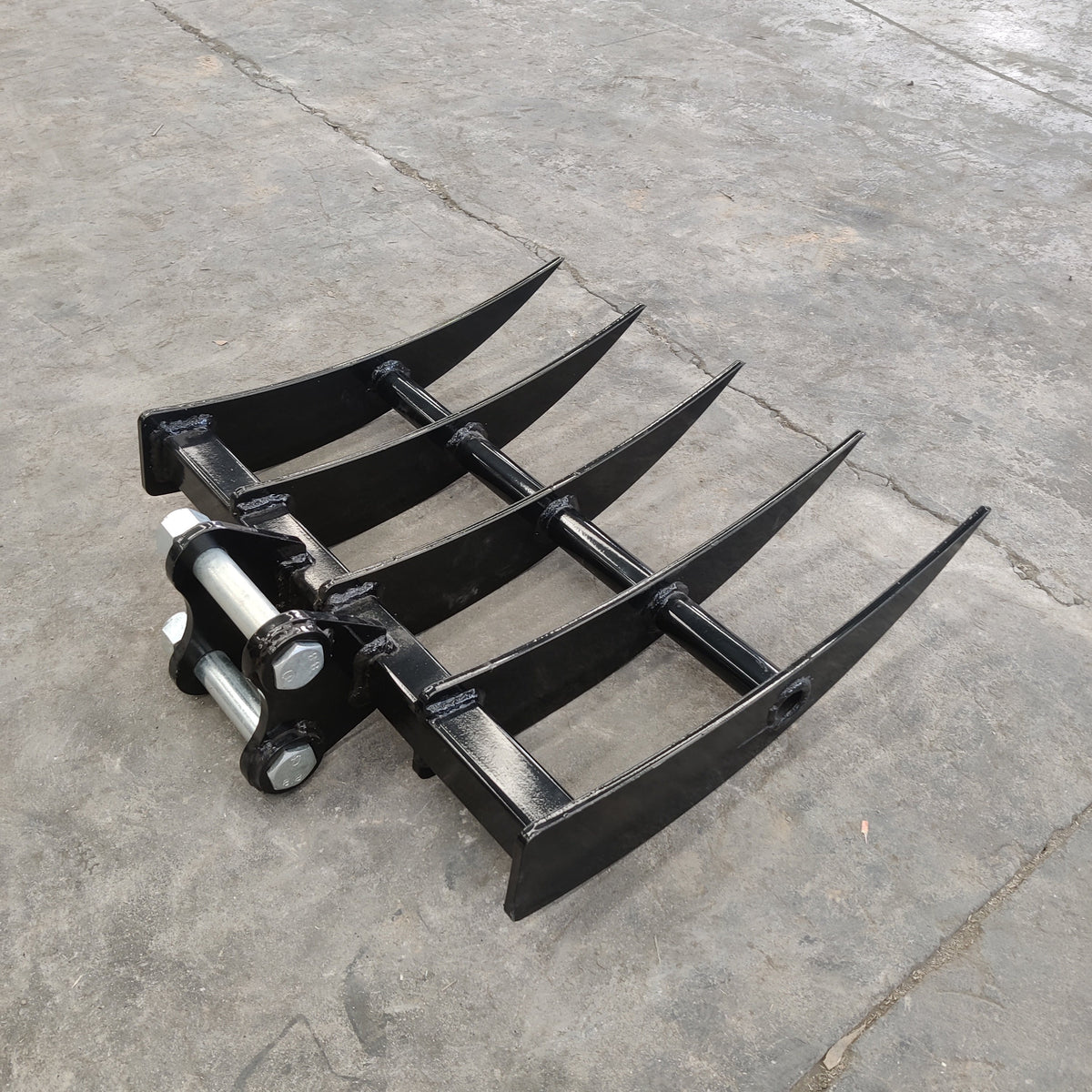 Rake: Mini Excavator Attachment for Grading, Leveling, Loosening – New ...