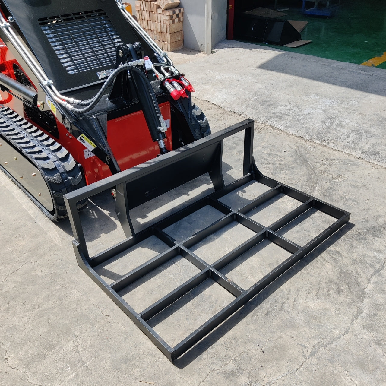 Skid Steer Loader Land Leveler Attachment