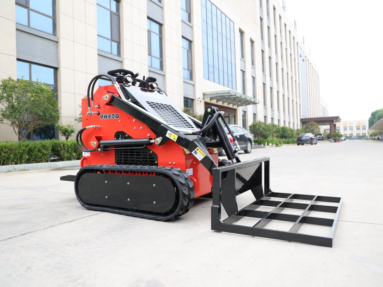 Skid Steer Loader Land Leveler Attachment