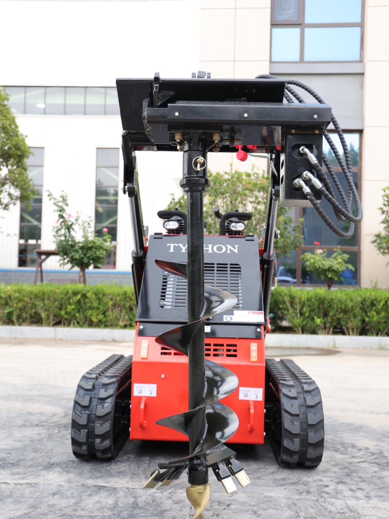 Skid Steer Loader Earth Auger Attachment