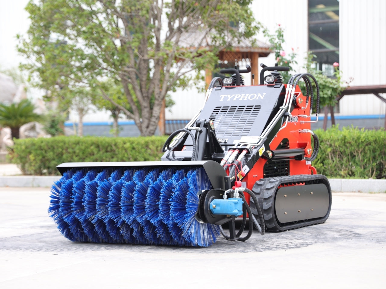 Skid Steer Loader Sweeper Attachment - New Excavator For Sale