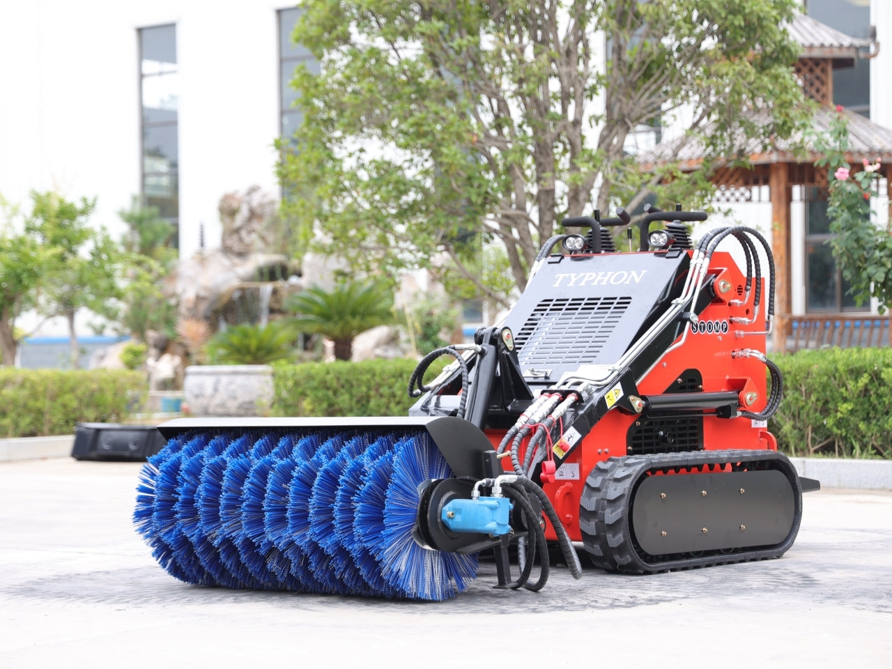 Skid Steer Loader Sweeper Attachment - New Excavator For Sale